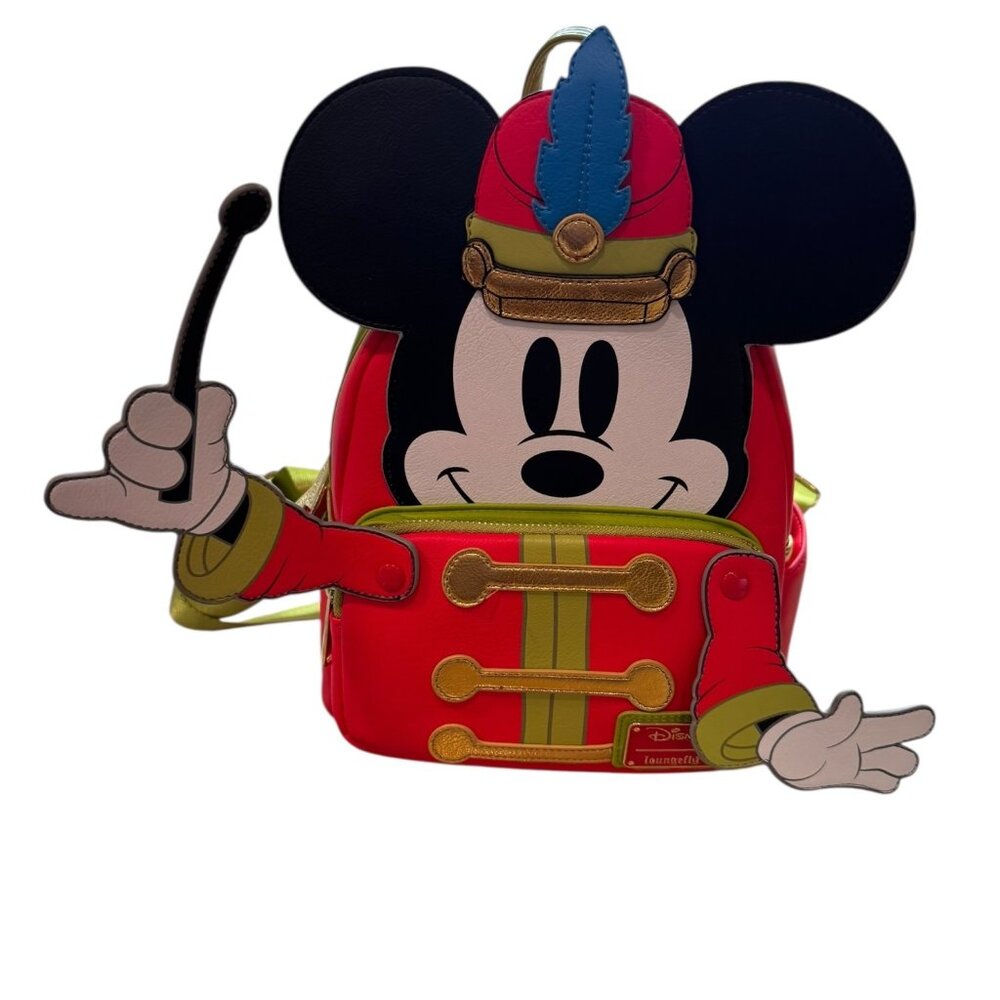 🎺 Disney 100 Decades Loungefly Mini Backpack – Mickey Mouse “The Band Concert”